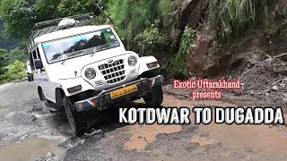 Kotdwar to Dugadda in Monsoon  Bike Trip [upl. by Ferdinana]