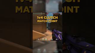 Ace de Raze fazendo 1v4 clutch no match point valorant razevalorant clutch [upl. by Teyugn319]