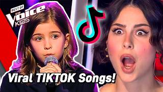 The BEST TIKTOK Song Covers on The Voice Kids 🤩 [upl. by Omor]