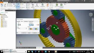 ENGRANAJE PLANETARIO Autodesk Inventor Professional 2018 [upl. by Downs]