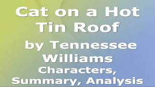 Cat on a Hot Tin Roof by Tennessee Williams  Characters Summary Analysis [upl. by Raines571]