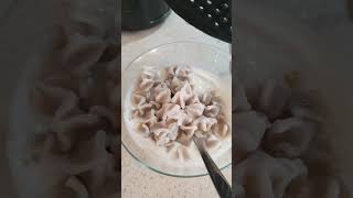 PRATİK MANTI YAPIMI YOĞURTLU MANTI keşfet food cooking [upl. by Plantagenet]