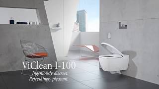 Villeroy amp Boch ViClean I 100 Shower toilet set Available from Mid 2018 [upl. by Spike642]