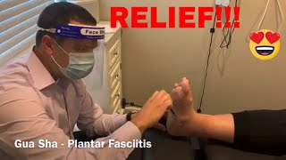 Plantar Fasciitis Treatment Scraping Chiropractic Adjustments KT Taping amp Exercises Dr Petty [upl. by Hollington199]