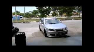 Proton Persona dengan Vork Racing TE37 SL [upl. by Cavanaugh]