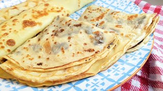 Crepes MUY FÁCIL🏅 Crepas con harina de trigo ¡Con esta receta te saldrán perfectas [upl. by Noak]