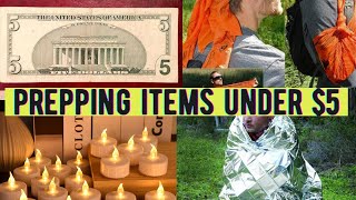 Cheap Prepping amp Survival Items  Under 5 [upl. by Nareht]