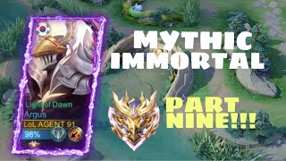 ARGUS ROAD TO MYTHIC IMMORTAL PART NINE [upl. by Ylyl]