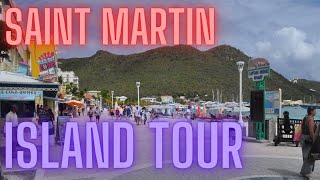 Saint Martin Island Tour Philipsburg Shops and Beaches [upl. by Belshin202]