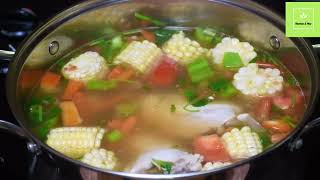 Caldo de Pollo con Verduras Nutritivo y Sabroso [upl. by Anasor]