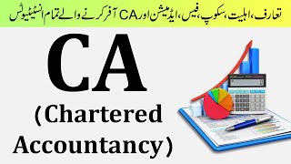 What is CA  Scope of CA  Complete Information about Chartered Accountancy CA [upl. by Emiolhs]