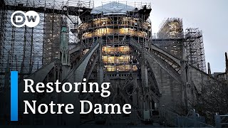 How is the restoration of Notre Dame Cathedral going  Focus on Europe [upl. by Goth]