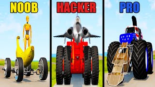 NOOB vs PRO vs HACKER 56  Beamng drive [upl. by Agem]