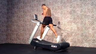 Xebex Curved Treadmill Motorloze Loopband [upl. by Nylear221]