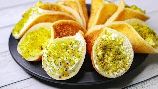 Qatayef Middle Eastern Dessert  Qatayef With Cream  Arabic Dessert Recipe  Yummy [upl. by Ruthanne684]