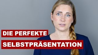 Vorstellungsgespräch Die perfekte Selbstpräsentation  Beispiel [upl. by Ainoet]