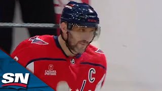 Capitals Alexander Ovechkin Scores First Goal Of Season Off 13th Shot vs Maple Leafs [upl. by Supen]