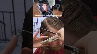 Having Fun at the Barbershop  Rat Tail Haircut [upl. by Elagiba]