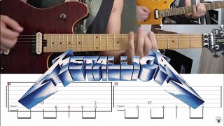 Metallica Enter Sandman SOLO GUITAR COVER WITH TAB by Warleyson Almeida [upl. by Feldt]