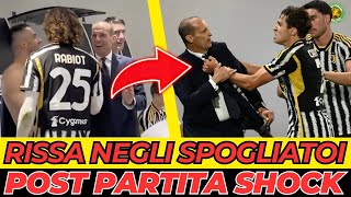 NOTIZIA BOMBA JUVE Esplosione di rabbia contro allegri nello spogliatoio Dirigenza solleva Allegri [upl. by Oivat500]