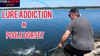 LURE FISHING WORLDS SECOND BIGGEST NATURAL HARBOUR  poole Dorset [upl. by Aneert662]