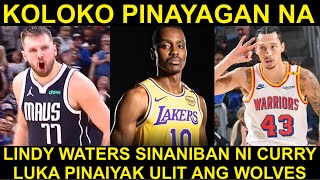 Koloko PINAYAGAN na ng NBA MAGLARO sa Lakers  Lindy Waters SINANIBAN ni Curry [upl. by Diena]