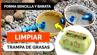 CÓMO LIMPIAR TRAMPA DE GRASA CASERA 💧♻️ Tratamiento de Aguas Grises con Biofiltro [upl. by Lustick]