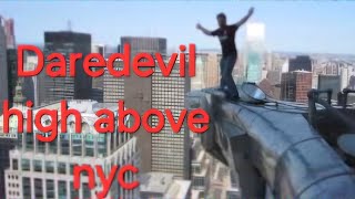 Daredevil on top of iconic Eagle outside Chrysler Building [upl. by Anayra949]