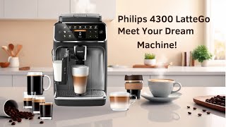 Philips 4300 Latte Go Super Auto Espresso Machine Review 2024 [upl. by Cloutman823]