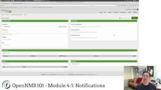 OpenNMS 101  Module 41 Notifications [upl. by Anahsahs446]