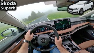 2024 Škoda Superb 20 TDI DSG new generation  POV test drive [upl. by Belva]