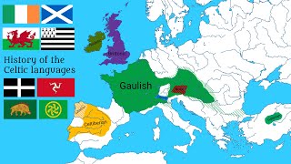 History of the Celtic languages Timeline [upl. by Aniuqal718]