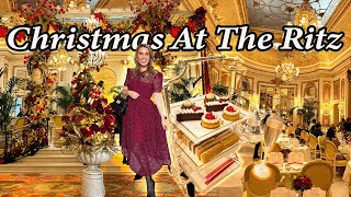 The Ritz Christmas Afternoon Tea London [upl. by Chemesh]