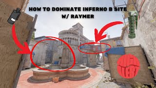 RAYMERS GUIDE ON HOW TO DOMINATE B SITE INFERNO  CS2 SMOKE AND FLASH GUIDE  HIGH ALERT CS2 [upl. by Swihart]