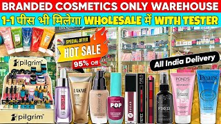 Original Branded Cosmetics Wholesale Market In Delhi  Cheapest FMCG Products wholesale market Delhi [upl. by Adnael]