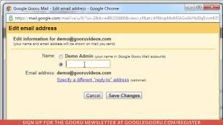 How to Change your Sender Name in Gmail [upl. by Amerigo]