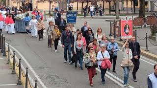 Processione per la festa del Voto a Saronno [upl. by Nnylyoj]