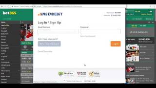 Bet365 Instadebit Deposit Overview [upl. by Chaker]