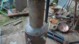 wood gas gasifier test DIY [upl. by Harri]