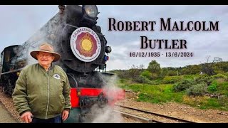 BUTLER Robert Malcolm Funeral Service and committal [upl. by Nerek867]