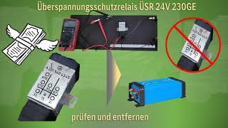 Überspannungsschutzrelais 230GE 24V12V PuchMercedes prüfen und entfernen [upl. by Dorita]