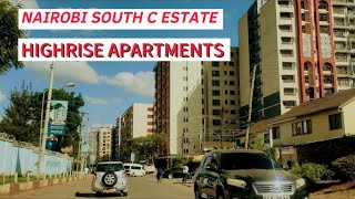 Changing FACE Of Nairobi SOUTH C Area with Highrise ApartmentsNairobi Kenya [upl. by Kaufmann]