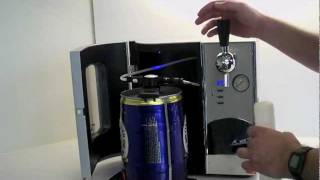 EdgeStar  TBC50S Mini Kegerator  Nonpressurized Keg Setup [upl. by Irak]