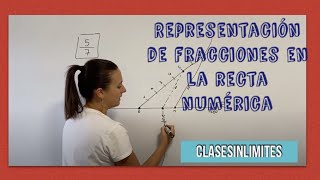 Representación de fracciones en la recta numérica Fracciones propias e impropias [upl. by Enyawad]