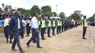 LIVE Mass Registration for Private Security Guard Force Numbers at Uhuru Park [upl. by Anilahs919]