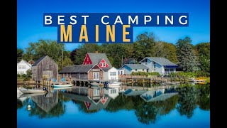 Best Camping in Maine  State Parks RV Parks Campgrounds [upl. by Kimura]