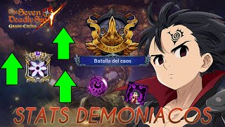 DIA 4 S2 😈STATS POR Y PARA DEMONIOS😈  PVP CAOS  7DS GRAND CROSS [upl. by Rohpotsirhc]