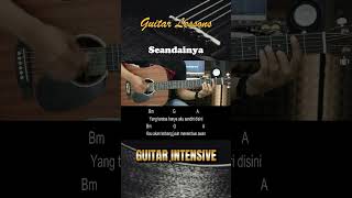 Seandainya  Vierra  Tutorial Chord Gitar Mudah dan Lirik [upl. by Arissa]