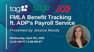 HowTo Track FMLA Benefits Using Sage Software amp ADP Payroll Service [upl. by Scrope]