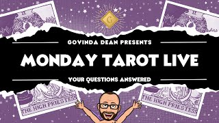 Live Tarot Readings  Every Monday  Your Questions Answered [upl. by Maidie446]